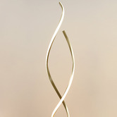 Luminea Hadley Gold Iron Aluminium Floor Lamp