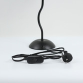 Luminea Veda Metal &amp; Linen Pleated Table Lamp