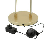 Luminea Hadley Gold Iron Aluminium Floor Lamp