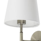 Luminea Charlize Metal 2-Light Wall Light