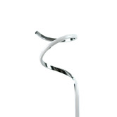 Luminea Joane Black &amp; Chrome Iron Floor Lamp