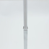 Luminea Joane Black &amp; Chrome Iron Floor Lamp