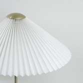Luminea Jett Metal Pleated Table Lamp
