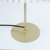 Luminea Jett Metal Pleated Table Lamp