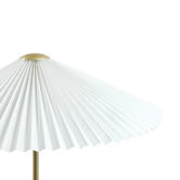 Luminea Jett Metal Pleated Floor Lamp