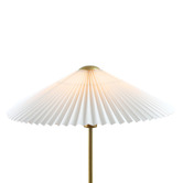 Luminea Jett Metal Pleated Floor Lamp