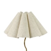 Luminea Juelz Linen Wavy Table Lamp