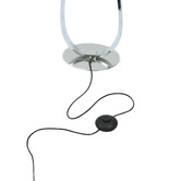Luminea Kellen Metal Abstract LED Floor Lamp