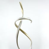 Luminea Taya Metal Abstract LED Floor Lamp