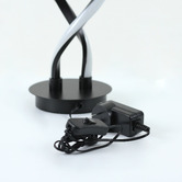 Luminea 37cm Black Hadley Table Lamp