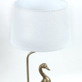 Luminea Leia Resin Antique Brass Bird Table Lamp