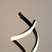 Luminea 37cm Black Hadley Table Lamp