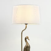 Luminea Leia Resin Antique Brass Bird Table Lamp
