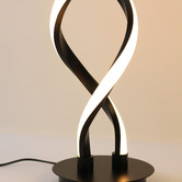 Luminea 37cm Black Hadley Table Lamp