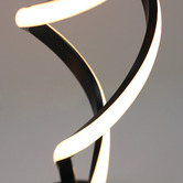 Luminea 37cm Black Hadley Table Lamp