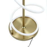 Luminea Ellis Metal Twist LED Floor Lamp