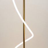 Luminea Ellis Metal Twist LED Floor Lamp