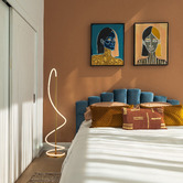 Luminea Ellis Metal Twist LED Floor Lamp