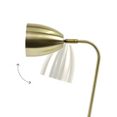 Luminea Dilabra Metal Adjustable Desk Lamp