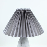 Luminea Gus Ceramic Pleated Table Lamp