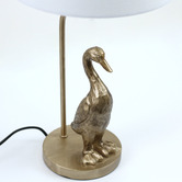 Luminea Leia Resin Antique Brass Bird Table Lamp