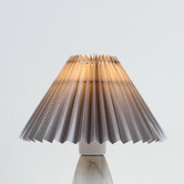 Luminea Gus Ceramic Pleated Table Lamp