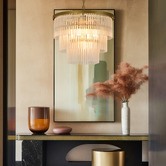 Luminea Murphy Iron &amp; Glass Chandelier