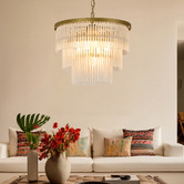 Luminea Murphy Iron &amp; Glass Chandelier