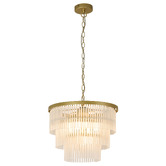 Luminea Murphy Iron &amp; Glass Chandelier