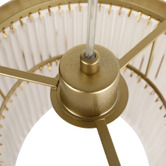 Luminea Richards 25cm Iron &amp; Glass Pendant Light