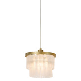 Luminea Richards 25cm Iron &amp; Glass Pendant Light