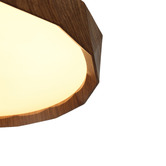 Luminea Chad Round Acrylic LED Oyster Light