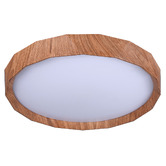 Luminea Chad Round Acrylic LED Oyster Light