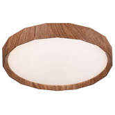 Luminea Chad Round Acrylic LED Oyster Light