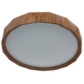 Luminea Chad Round Acrylic LED Oyster Light