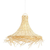 Luminea Harriet Bamboo &amp; Rattan Pendant Light