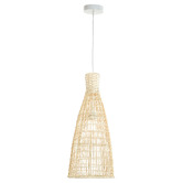 Luminea Hayden Rattan Pendant Light