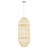 Luminea Darcey Rattan Pendant Light