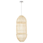 Luminea Darcey Rattan Pendant Light