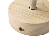 Luminea Casey Rubberwood &amp; Cement Spotlight