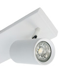 Luminea Hansen 4 Light Iron &amp; Aluminium Bar Spotlight