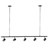 Luminea Tyrese Aluminium 5 Light Linear Pendant