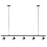 Luminea Tyrese Aluminium 5 Light Linear Pendant