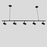 Luminea Tyrese Aluminium 5 Light Linear Pendant