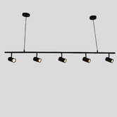 Luminea Tyrese Aluminium 5 Light Linear Pendant
