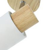 Luminea Vargas Rubberwood Single Spotlight