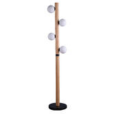 Luminea 142cm Carver 4 Light Floor Lamp