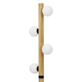 Luminea 142cm Carver 4 Light Floor Lamp