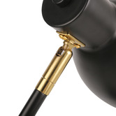 Luminea 46cm Jacques Iron Touch Table Lamp