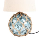 Luminea Lucero Rope &amp; Glass Table Lamp